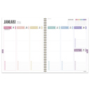  July 2025 - June 2026 Striped Down Large Weekly Monthly Planner