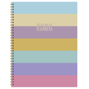  July 2025 - June 2026 Striped Down Large Weekly Monthly Planner