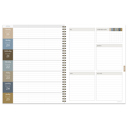  July 2025 - June 2026 Fleur de Lis Large Weekly Monthly Planner