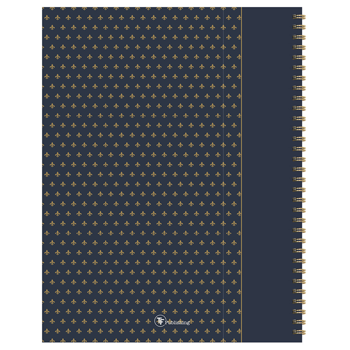 July 2025 - June 2026 Fleur de Lis Large Weekly Monthly Planner