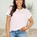  Chic Streak Dolman Sleeve Top in pink