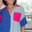 Small Color Me Cool Colorblock Top