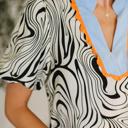 Small Don't Want to Wait Zebra Print Top