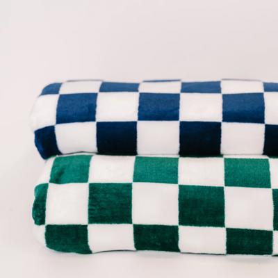 Berry Cozy Checkered Blanket