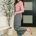  Exactly Where You Are Jumpsuit in Ash Black