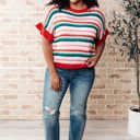 Medium It's a Go Striped Knit Top