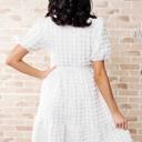  On Cloud Nine Bubble Midi Dress