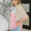  Outside Advantage Mixed Print Boho Blouse