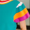 Small Perfect Playlist Color Block Sleeve Top