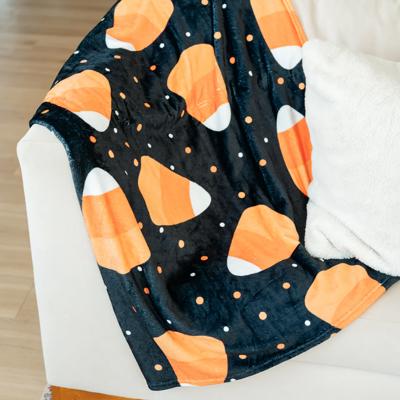 Halloween Fleece Blanket in Jumbo Candies