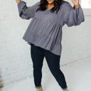  Sassy Swing Top in Charcoal