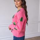  Sequin Trees Cardigan