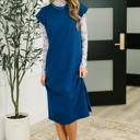  Sweet Like That Casual Dress in Light Navy