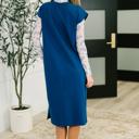  Sweet Like That Casual Dress in Light Navy