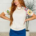  To Grandma's House Crochet Accent Top 