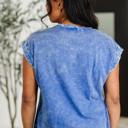  Top That Mineral Wash Tee in Classic Blue