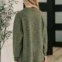  Urban Flux Scooped Hi-Low Long Pullover in Olive