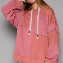  POL BRAND- Balloon Sleeve Cut Sew Sweater Knit Top in Mauve