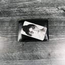  Love You Most Engraved Photo Metal Wallet Insert | 8 Color Options | Keepsake Gift for Him
