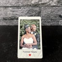  Metal Polaroid Wallet Card with Custom Message | Cute Gift for Him