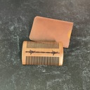  Mountain or Barbed Wire Engraved Wood Beard Comb