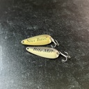  Fishing Lure Gift Set; Nice Bass and Bite Me Lures in Silver Slide-top Tin