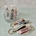 Red Personalized Leather Keychain in Four Color Options