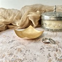 Bronze Handmade Modern Copper Jewelry and Ring Dish; Two Finish Options