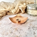 Copper Handmade Modern Copper Jewelry and Ring Dish; Two Finish Options