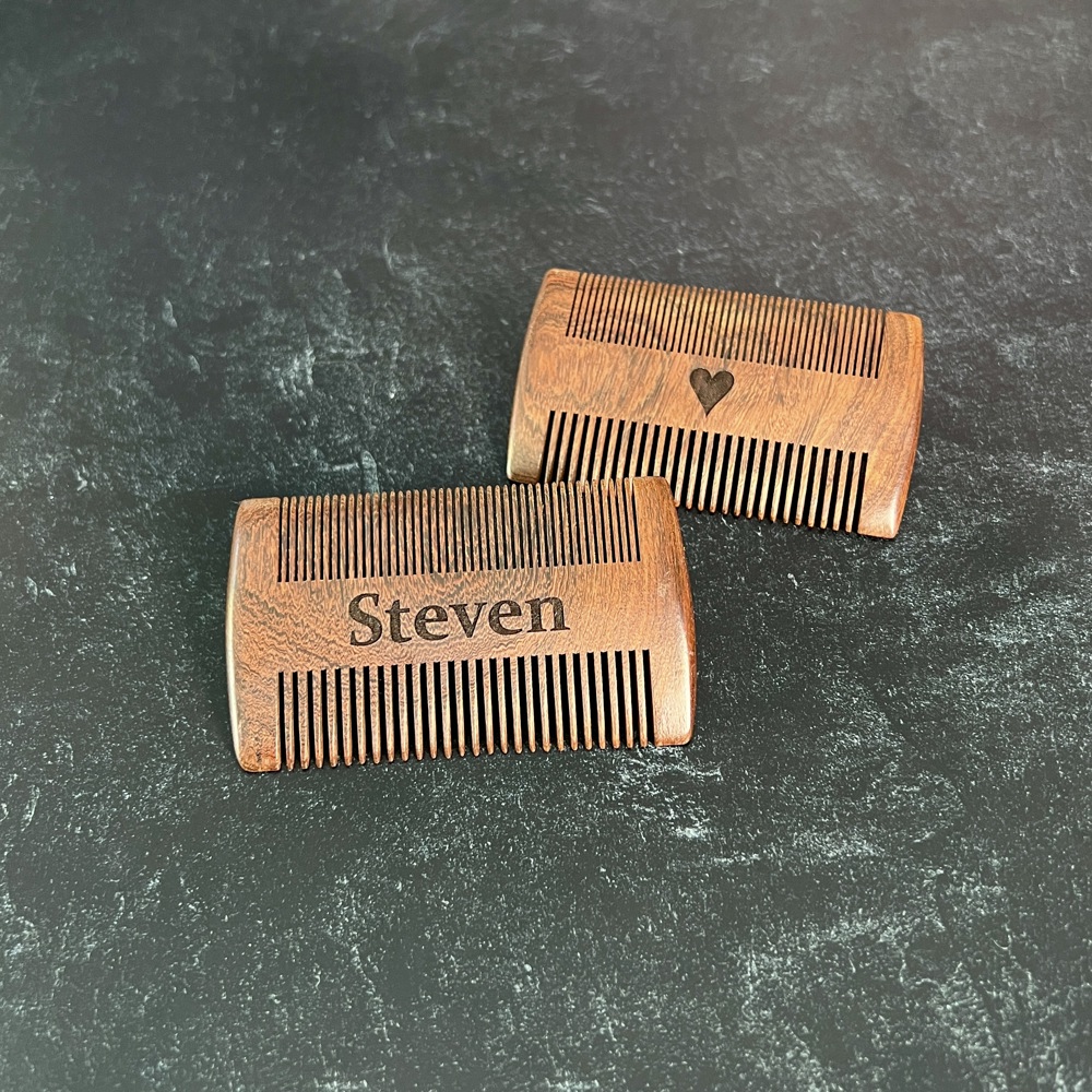 Custom Engraved Beard Comb