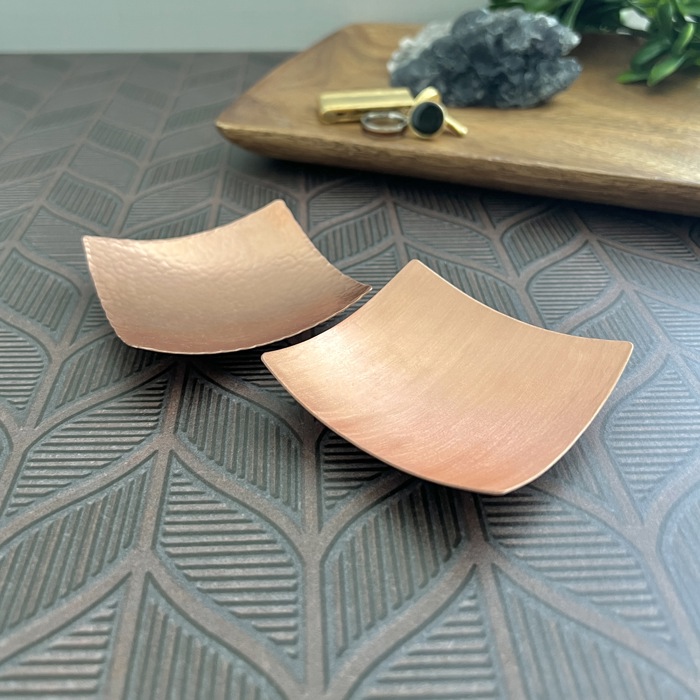 Handmade Modern Copper Jewelry and Ring Dish | Two Finish Options | Gift for Him or Her