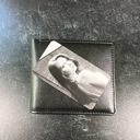  Love You Most Engraved Photo Metal Wallet Insert | 8 Color Options | Keepsake Gift for Him