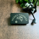 FISHMAS Christmas Gift Set for Grandpa From Grandkids, Reel Cool Grandpa and Gone Fishin' Engraved Lures