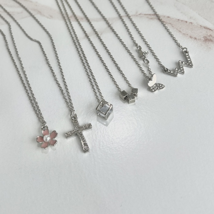 Geometric Necklace Collection - 6 Unique Styles