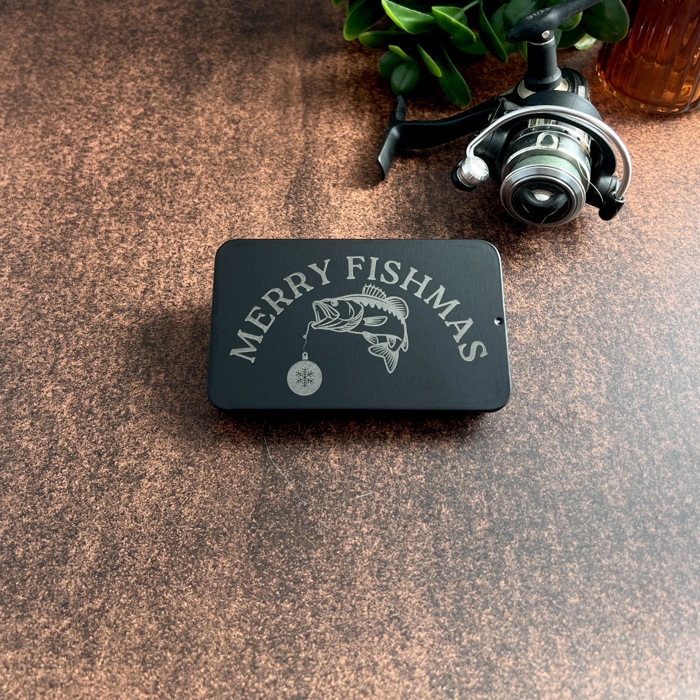 Christmas Gift Set for Grandpa From Grandkids, Reel Cool Grandpa and Gone Fishin' Engraved Lures