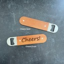  Stainless Steel and Wood Bottle Opener