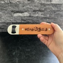  Stainless Steel and Wood Bottle Opener