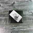  Love You Most Engraved Photo Metal Wallet Insert | 8 Color Options | Keepsake Gift for Him