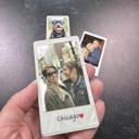  Polaroid Metal Wallet Card with Custom Message and Leather Gift Pouch or Gift Box | Gift for Him