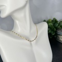  Simple Chain Necklace - Bare Chain Design with Two Color Options