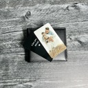  Personalized Color Photo and Text Metal Wallet Insert Card | Thoughtful Keepsake Gift for Him