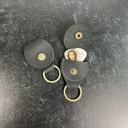  Two Personalized Photo and Text Guitar Picks in a Leather Keychain Pouch | Custom Keepsake Gift for Music Lovers