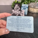  Personalized Wallet Card for Son with Photo on One Side | Choice of 2 Colors | Gift for Him