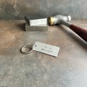  Personalized Two Line Metal Keychain | 3 Metal Options | Custom Gift for Him or Her