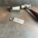  Personalized One Line Metal Keychain | 3 Metal Options | Custom Gift for Him or Her