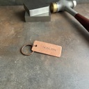  Personalized One Line Metal Keychain | 3 Metal Options | Custom Gift for Him or Her
