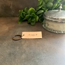  Personalized One Line Metal Keychain | 3 Metal Options | Custom Gift for Him or Her