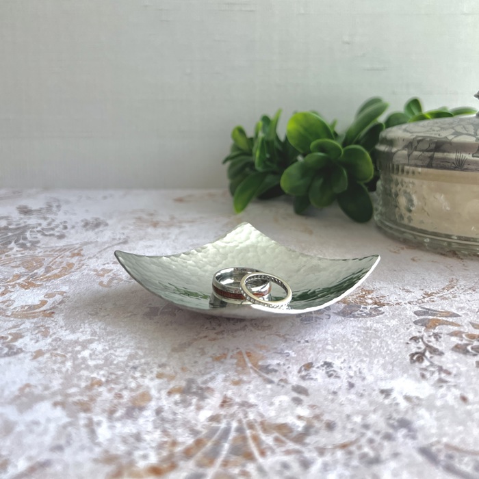 Handmade Modern Copper Jewelry and Ring Dish | Two Finish Options | Gift for Him or Her