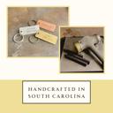  Personalized Two Line Metal Keychain | 3 Metal Options | Custom Gift for Him or Her