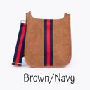  Manhattan Striped Crossbody Bag